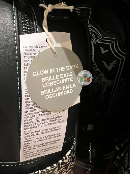 DLR/WDW - Haunted Mansion - Loungefly Hatbox Ghost Glow in Dark Backpack