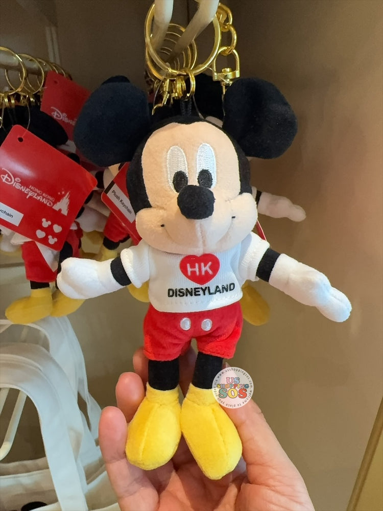 HKDL - Love Hong Kong Disneyland 2026 - Mickey Shoulder Plush Keychain