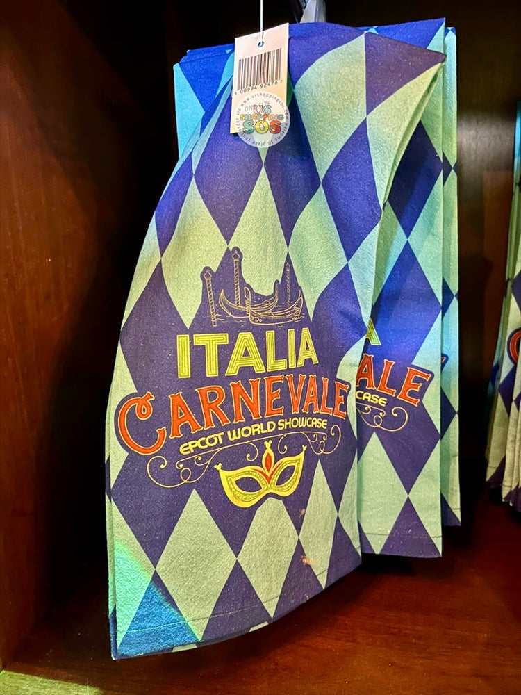WDW - Epcot World Showcase Italy 🇮🇹 - Carnevale 2025 - Kitchen Towel
