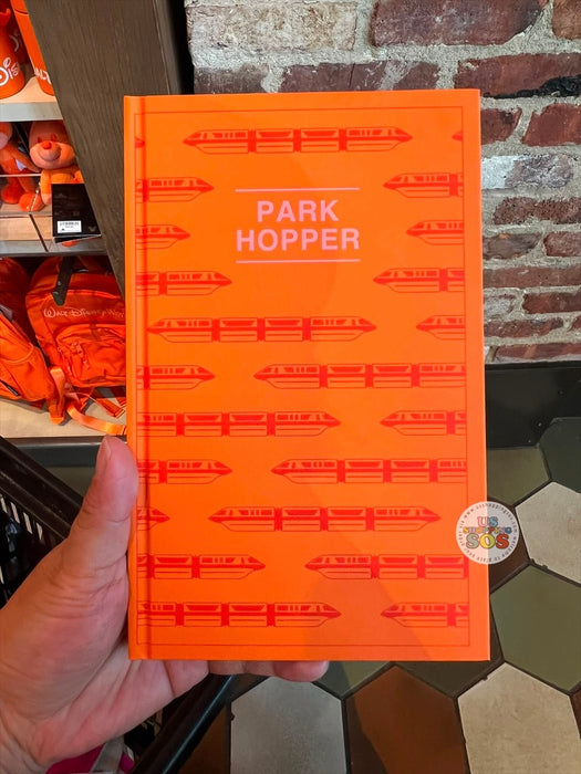 DLR/WDW - Logo Mania 2026 Park Hopper - Bright Orange Notebook