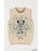 Japan Exclusive - Disney SERIES CREATED by MOUSSY x Retro Fantasia Mickey Mouse KNIT Tank Top for Adults (Color: Ivory)