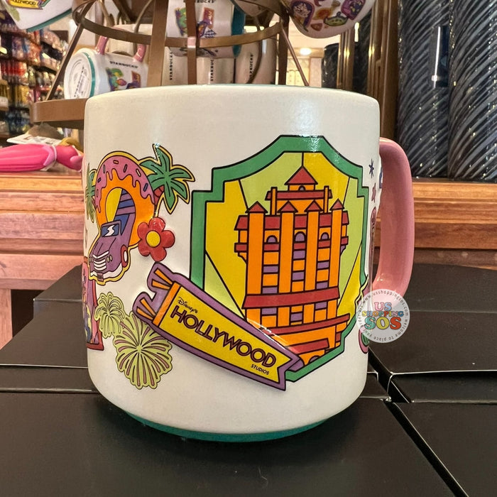 WDW - Starbucks Neon Iconography - “Disney’s Hollywood Studio” Ceramic Mug 14oz
