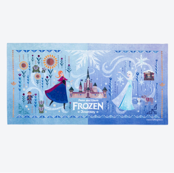 TDR - Fantasy Springs Anna & Elsa Frozen Journey Collection x Bath Towel
