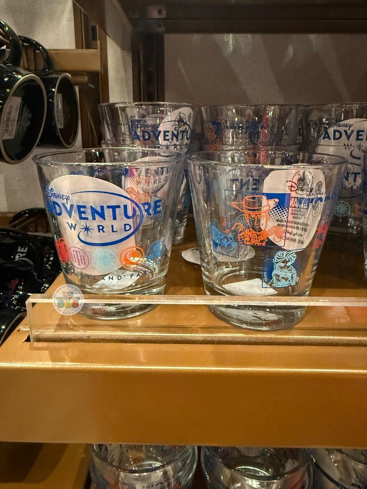 DLP - 2026 Disneyland Paris Disney Adventure World Glass Cup