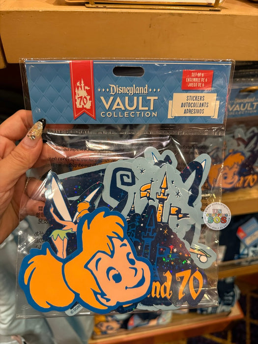 DLR - Disneyland 70th Tinker Bell - Sticker Set
