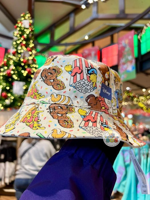 DLR/WDW - Disney Eats Snacks - Spirit Jersey All-Over-Print Reversible Cream Bucket Hat (Adult)