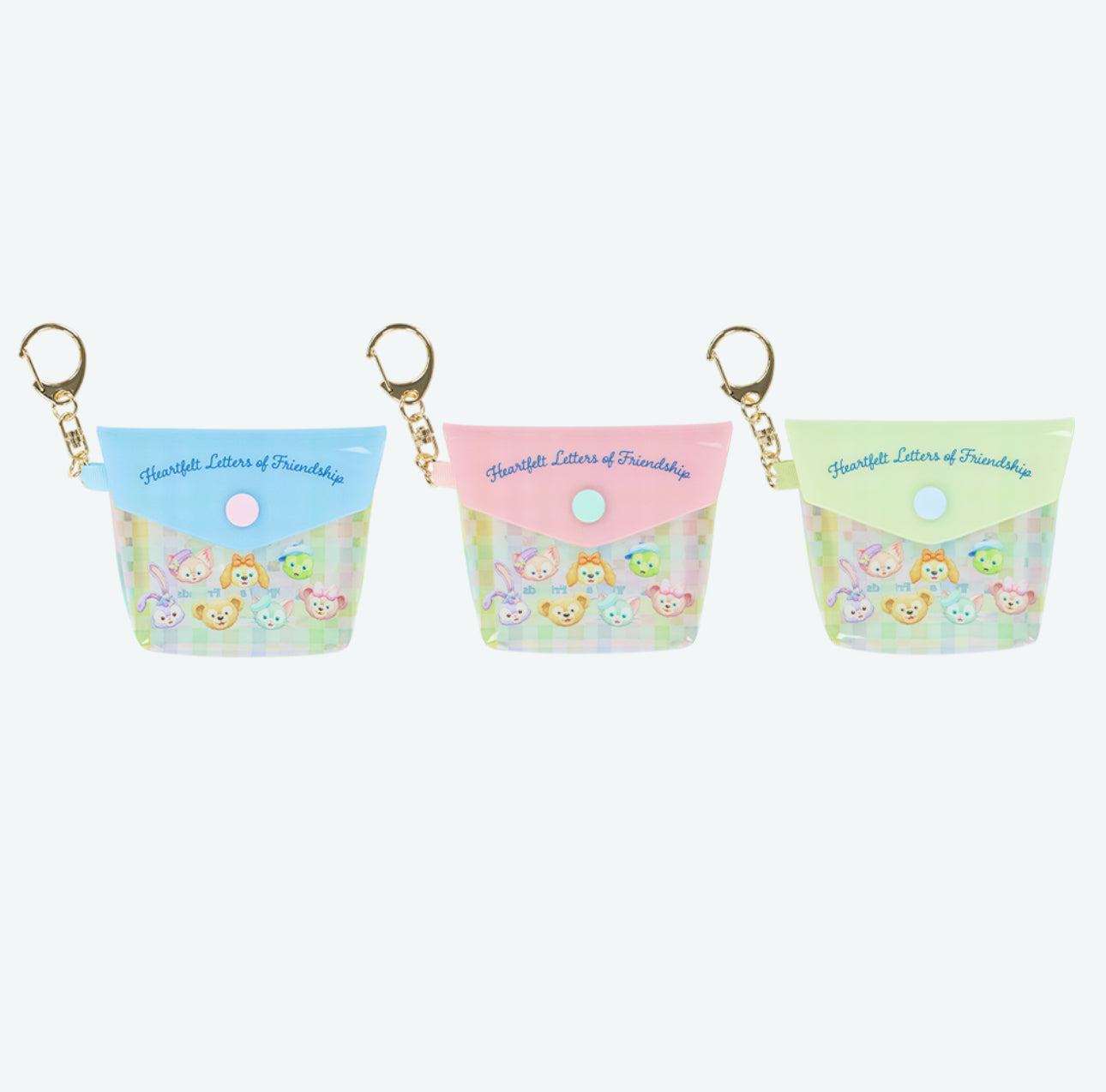 TDR - Duffy & Friends "Heartfelt Letters of Friendship" Collection x Pouch Set of 3 (Release Date: Jan 8, 2026)