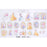 JDS - 2026 Sticker Collection x Disney Characters Sunlight Clear Stick and Peel Sticker