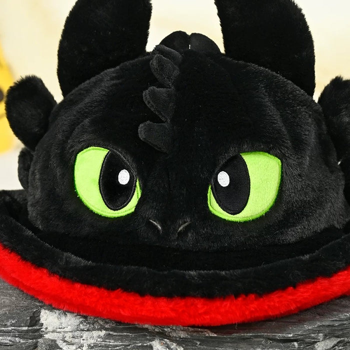 China Exclusive - How to Train Your Dragon x Fluffy Toothless Bucket Hat Size: 56 to 58 cm