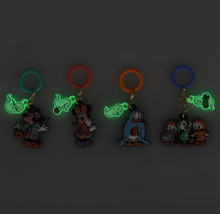 TDR - 2026 Disney Halloween Mickey & Friends Treasure Collection x "Glow in the Dark" Charms Set of 4 (Release Date: Sep 15, 2026)