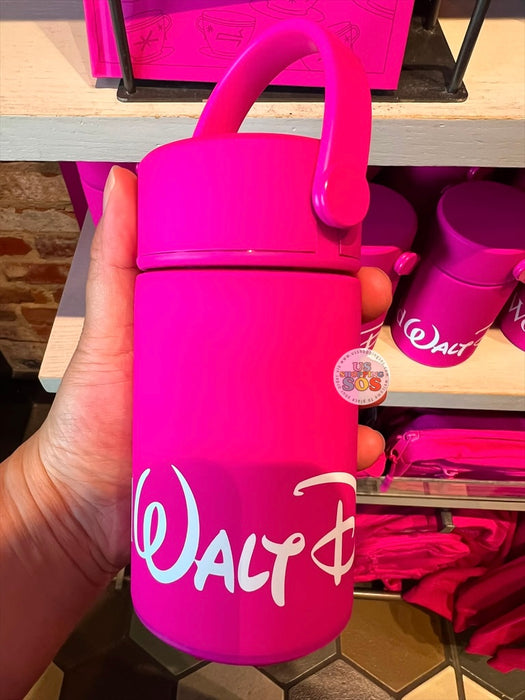 DLR/WDW - Logo Mania 2026 Fantasyland Feels - Bright Pink Park Logo Mini Stainless Steel Tumbler