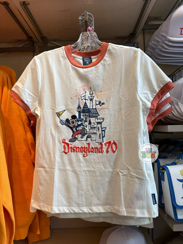 DLR - Disneyland 70th Vault - Mickey Mouse Ringer T Shirt (Adult)