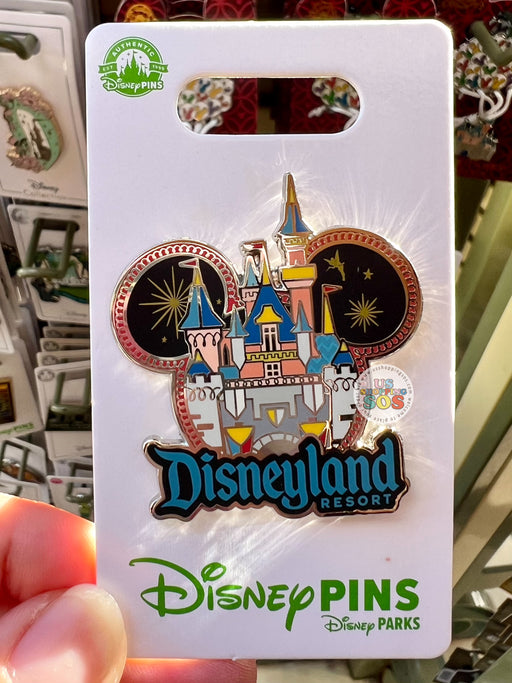 DLR - Disney Park Icons - Mickey Icon Sleeping Beauty Castle “Disneyland Resort” Pin