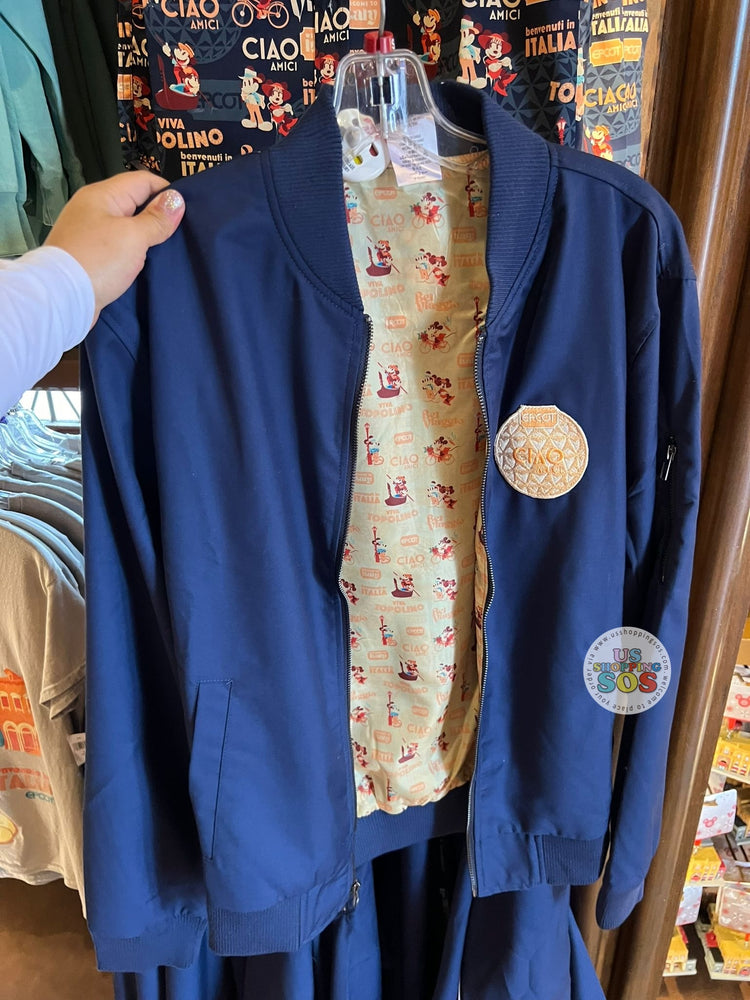 WDW - Epcot World Showcase Italy - Mickey Dark Blue Bomber Jacket (Adult)