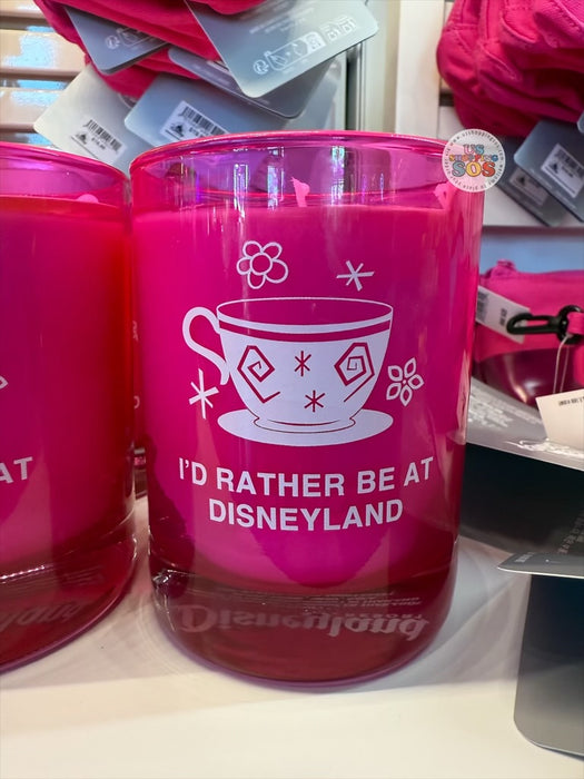 DLR/WDW - Logo Mania 2026 Fantasyland Feels - Bright Pink Gardenia Pear Candle