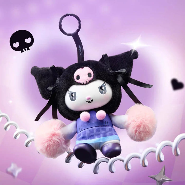MINISO China - Kuromi ‘Moving Scene’ Vinyl Plush Keychain