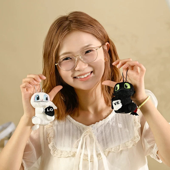 China Exclusive - How to Train Your Dragon x Toothless & Light Fury ‘Love’ Keychains Set