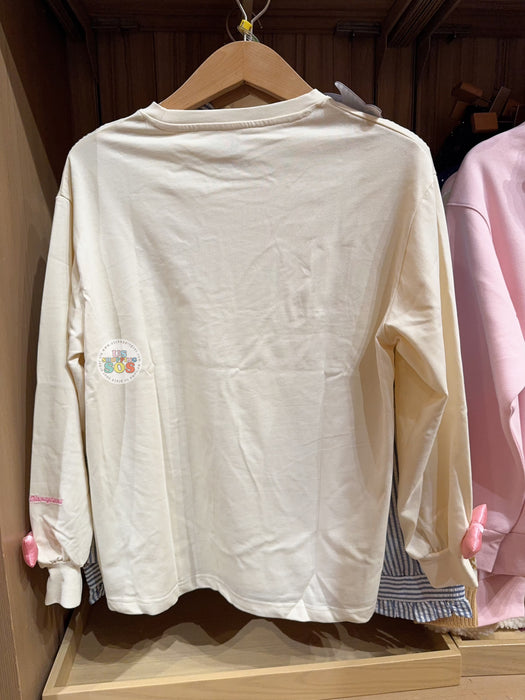 HKDL - Marie & Ribbon Sweatshirt Color White (Adults)