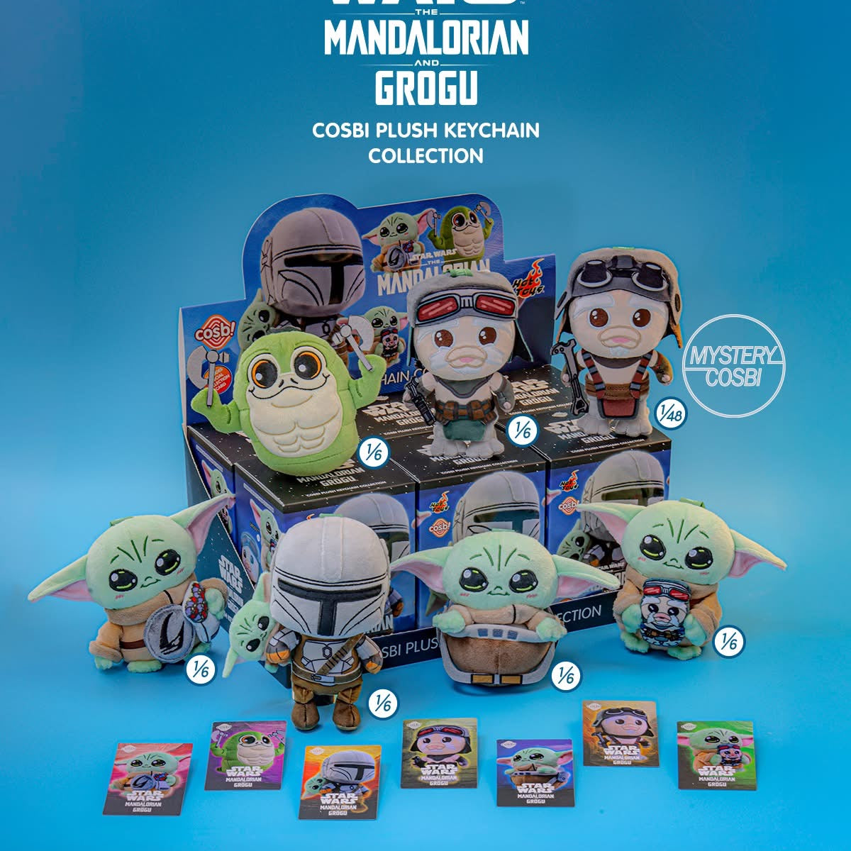 Hot Toy Cosbi - The Mandalorian and Grogu Cosbi Plush Keychain
