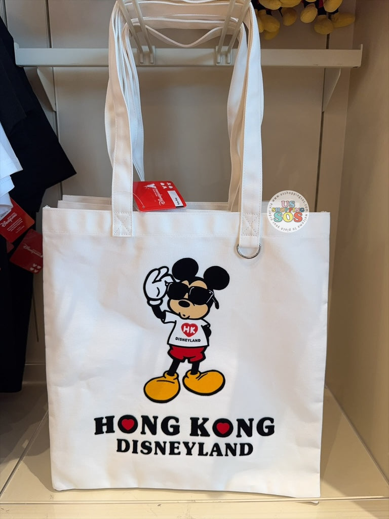 HKDL - Love Hong Kong Disneyland 2026 - Mickey Sunglasses Tote Bag