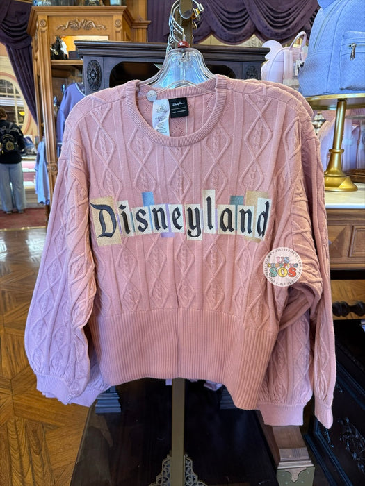 DLR/WDW - Her/Our Universe Disneyland Nostalgia 2026 - Pink Knit Sweater (Adult)