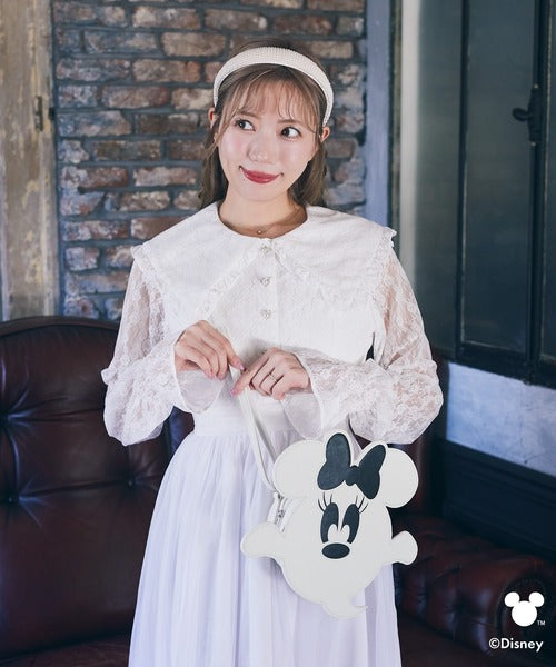 Japan Exclusive - Minnie Mouse Ghost Shaped Luminous Shoulder Bag
