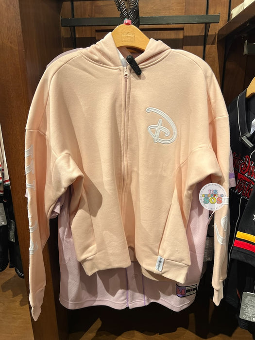 DLR/WDW - Park Logo Authentic Castle Original Peach Zip Hoodie Jacket (Adult)