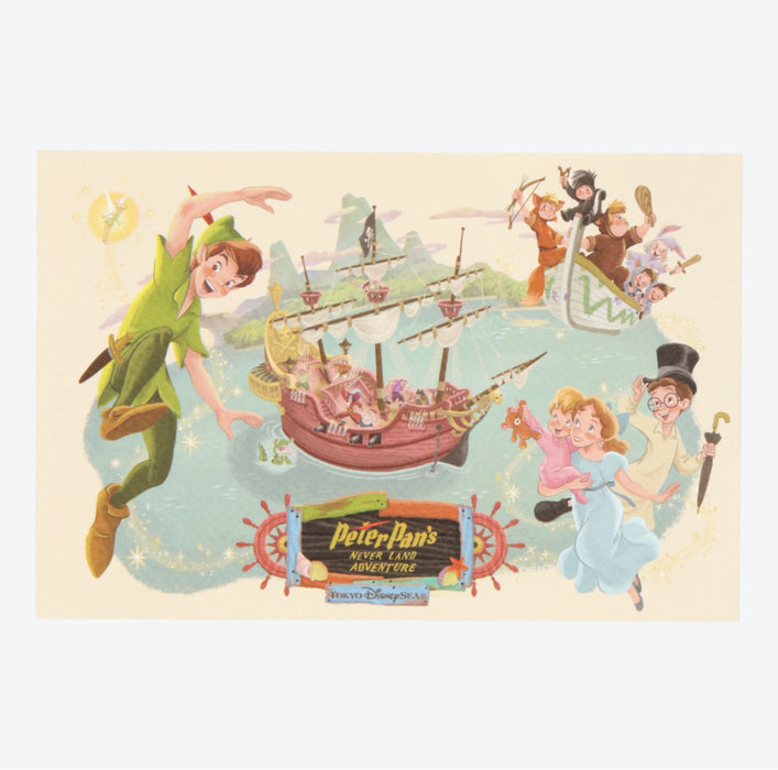 TDR - Fantasy Springs "Peter Pan Never Land Adventure" Collection x Post Cards Set