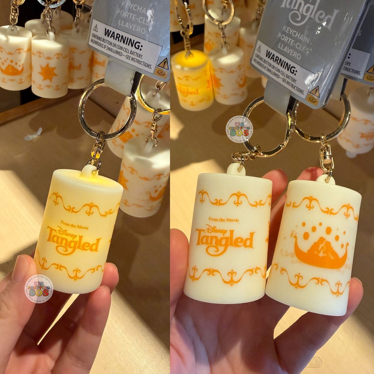 DLP - 2026 Tangled x Light Up Lantern Keychain — USShoppingSOS