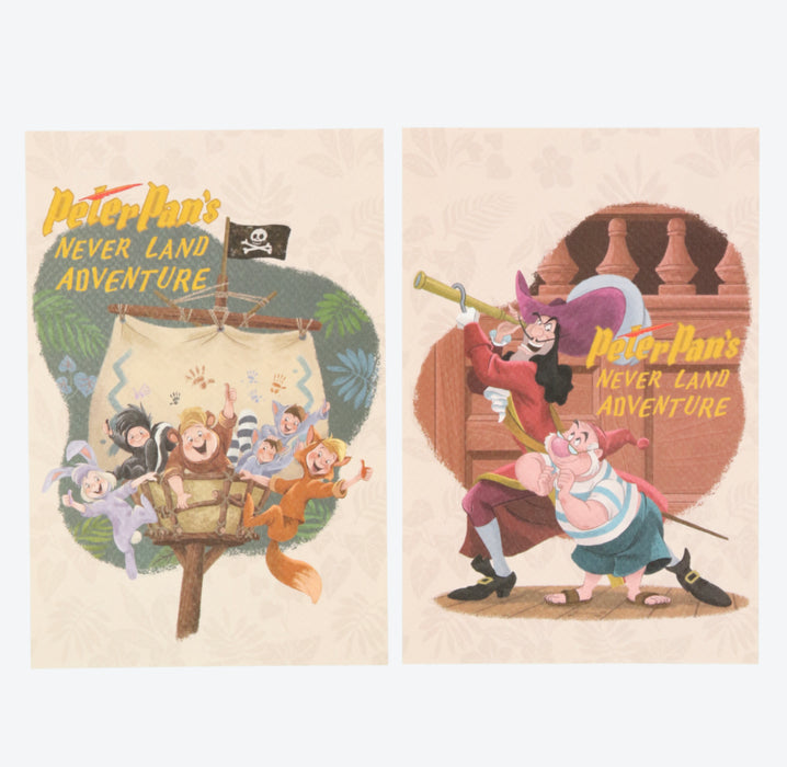 TDR - Fantasy Springs "Peter Pan Never Land Adventure" Collection x Post Cards Set