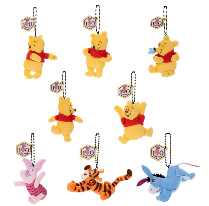 Japan Takara Tomy - Winnie the Pooh 100th Anniversary x Mystery Plush Keychain (Release Date: Jul 18, 2026)