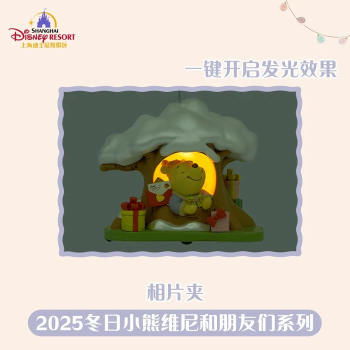 SHDL - 2025 Winnie the Pooh & Friends Winter Collection x Winnie the Pooh "Light Up" Memo/ Photo/Picture Clip