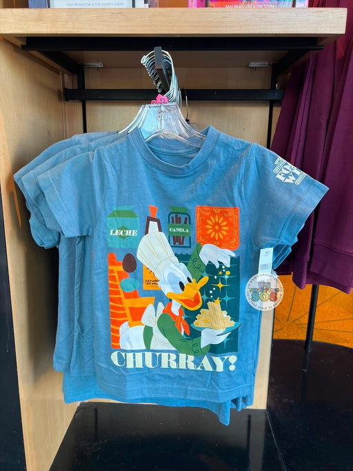 WDW - Epcot Food & Wine Festival 2026 - Donald Churros Blue Tee (Kid)
