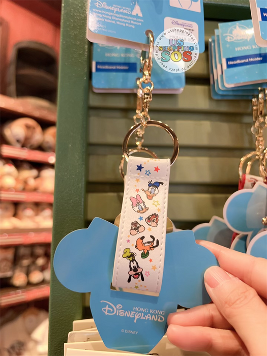 HKDL - Mickey Mouse & Friends Headband Holder Keychain