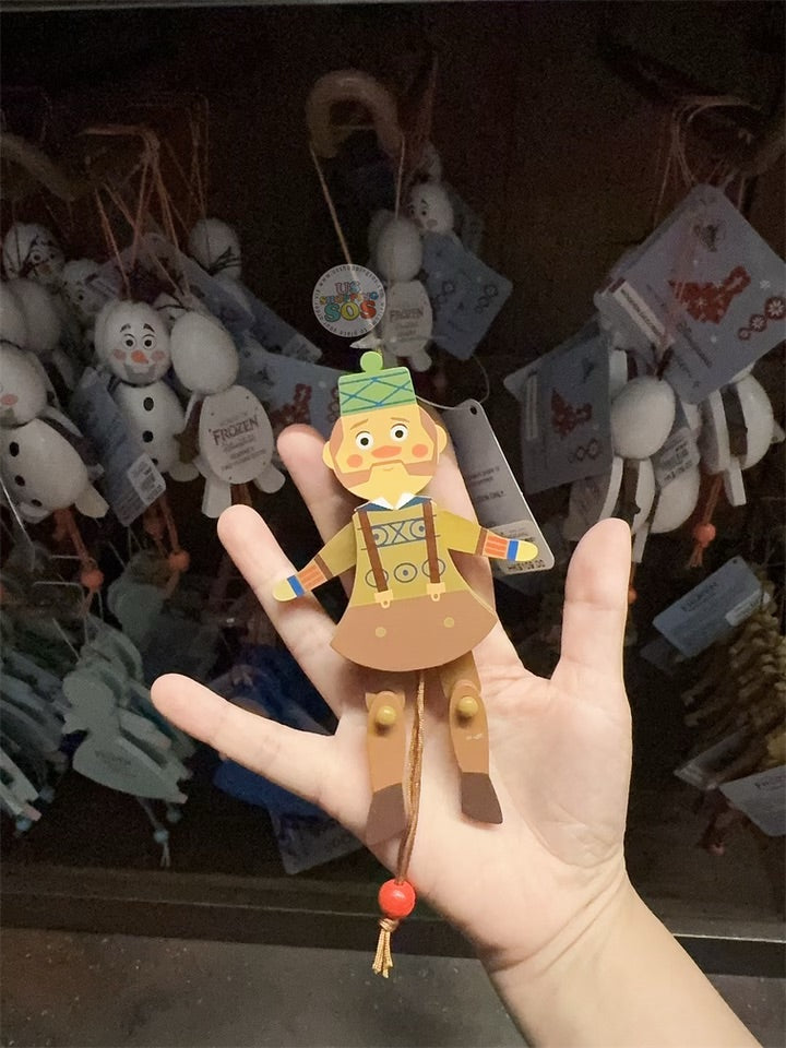 HKDL - World of Frozen 1st Anniversary Wooden Decoration