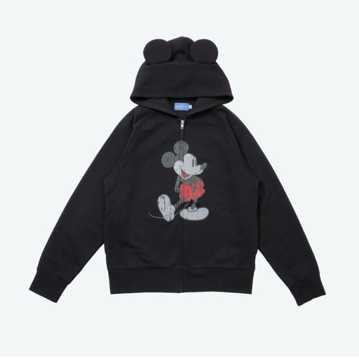 TDR - Mickey Mouse Zip Jacket with Mickey Ears for Adults