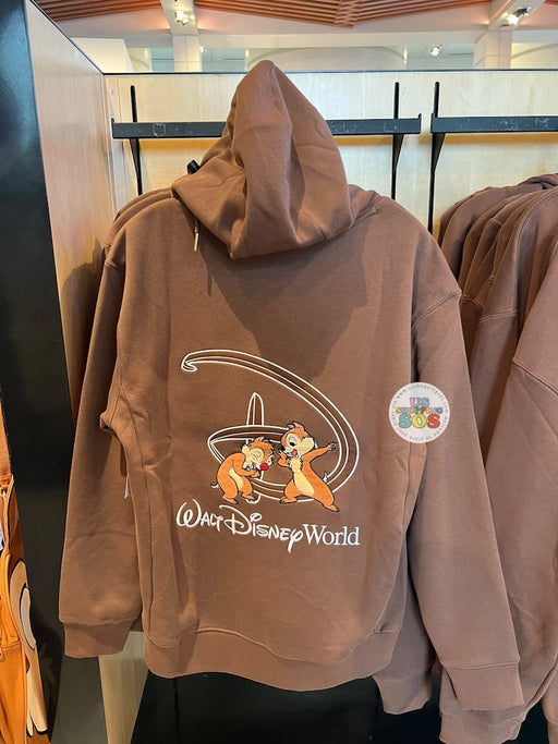 DLR/WDW - Chip ‘N Dale 2026 - Park Logo Hazelnut Hoodie Pullover (Adult)