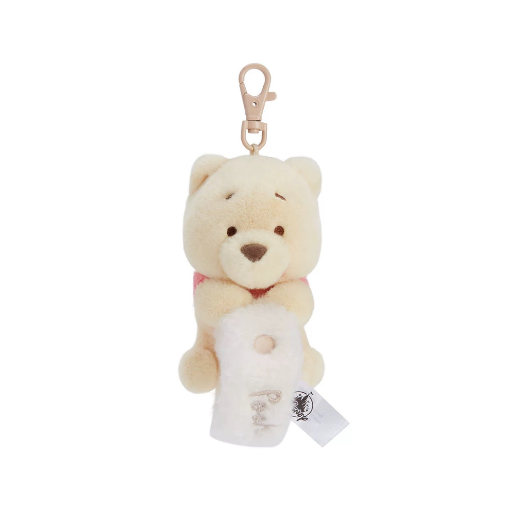 SHDS - 2025 Cute & Moving Fall Collection x Winnie the Pooh Fluffy ‘Hook It’ Plush Keychain (Release Date: Aug 26, 2025)