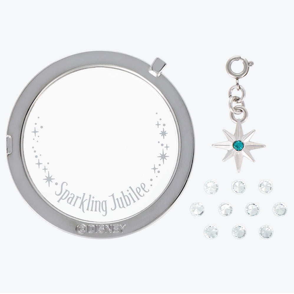 TDR - Tokyo DisneySea 25th Anniversary "Sparkling Jubilee" Build Your Own Locket Collection x Cover & Charm Set Color: Silver & White (Release Date: Apr 8, 2026)