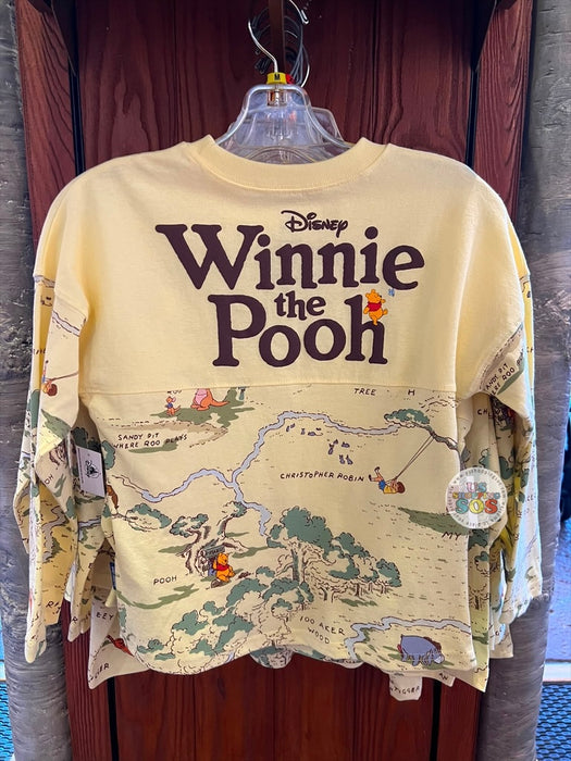 DLR/WDW - Winnie the Pooh - Spirit Jersey Hundred Acre Wood Butter Yellow Pullover (Kids)
