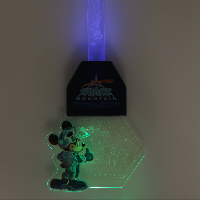 TDR - "Celebrating Space Mountain: The Final Ignition!" x Mickey Mouse Light Up Necklace (Release Date: Apr 8)