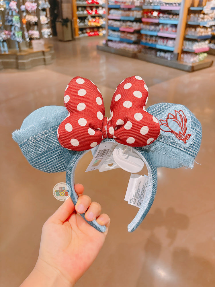SHDL - 2026 Mickey and Friends Denim City Walk Collection x Minnie Mouse Ear Headband