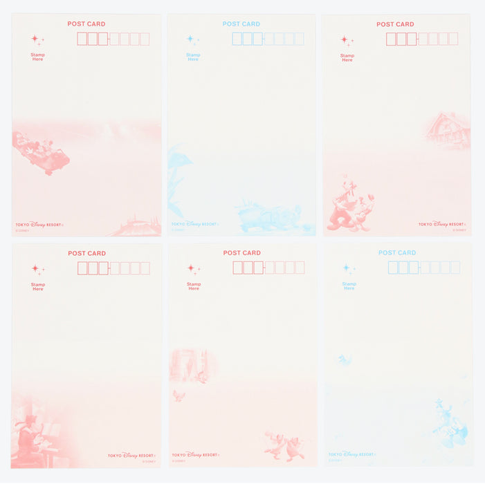 TDR - Tokyo Disney Resort 10 Postcards Set