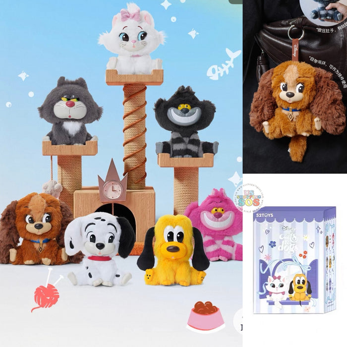 China Exclusive 52 Toys - 2026 Disney Cats & Dogs Vinyl Plush Keychain Blind Box (Release Date: Aug 20, 2026)