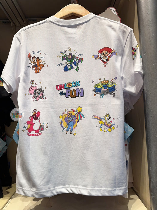 HKDL - Toy Story ‘Unlock the Fun’ Collection x T Shirt for Adults (Color: White)
