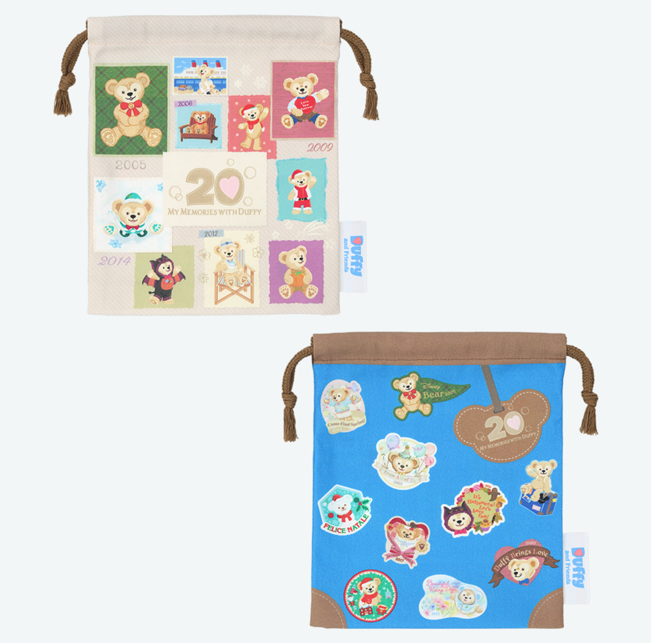 TDR - 20 Memories with Duffy Collection x Drawstring Bags Set of 2 (Release Date: Dec 18, 2025)