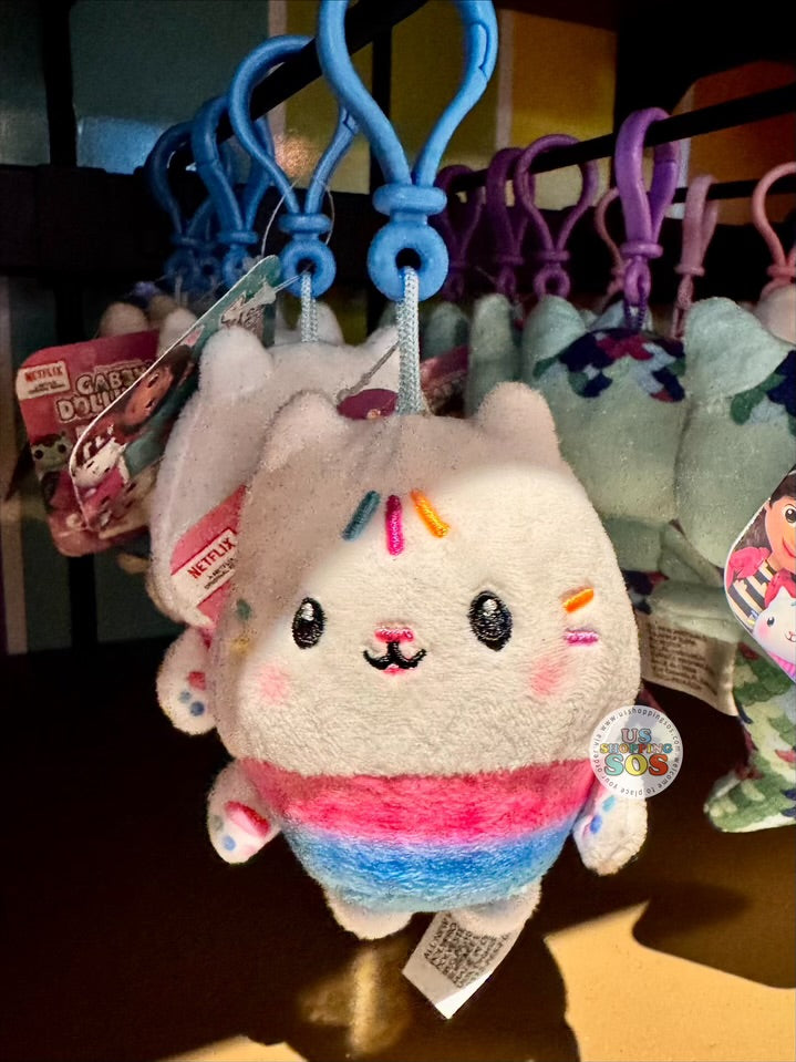 Universal Studios - Gabby’s Dollhouse - Cakey Cat Plush Keychain