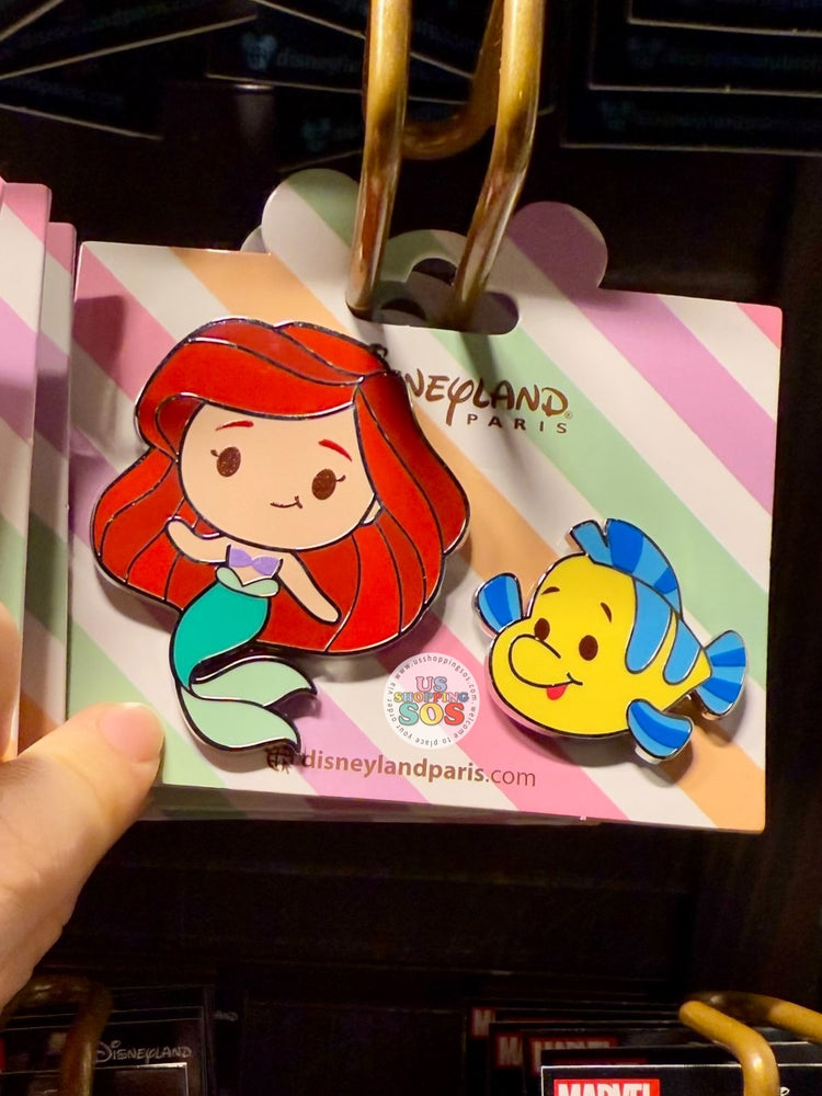 DLP - Disney Princess - Ariel & Flounder Companion Pin Set