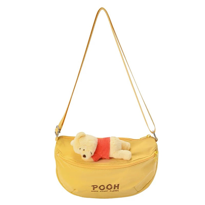 China Exclusive- Cute & Casual Laying Down Winnie the Pooh Shoulder Bag