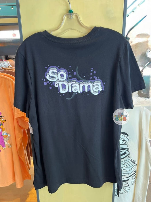 DLR/WDW - Halloween 2026 - The Little Mermaid Ursula “So Drama” Black Graphic Tee (Adult)